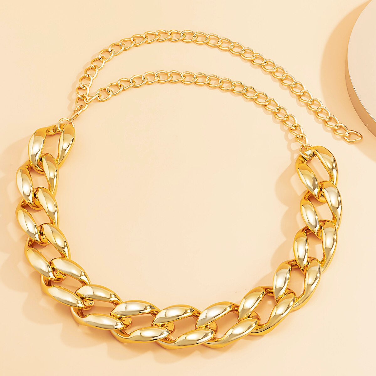 Vintage Chunky Thick Curb Chain 