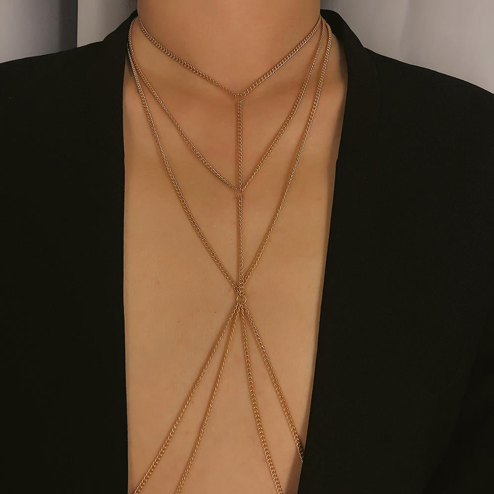 Sexy Sequins Body Chain Jewelry 